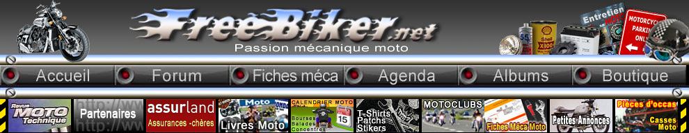 Bannière mécanique moto