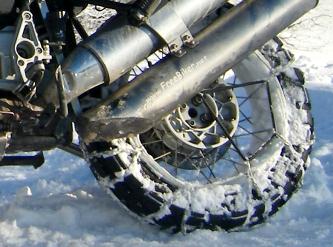 Mecanique Moto : Rouler sur la neige à moto