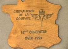 chevaliers soupape medaille concentration moto 1993