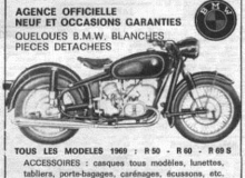 publicite moto bmw 1969