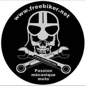 Autocollant rond FBK 6cm