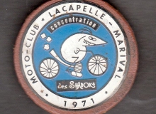 medaille concentration moto 1971 shadoks