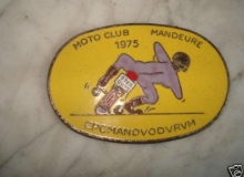 MANDEURE medaille concentration moto 1975