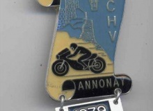 ANNONAY medaille concentration moto 1979