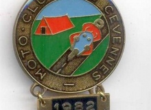 CEVENNES medaille concentration moto 1982