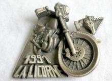 LICORNE medaille concentration moto 1991