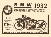 publicite moto bmw 1932