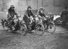 Vintage Women Motorcycles