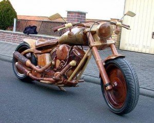 Moto en bois Moto en bois