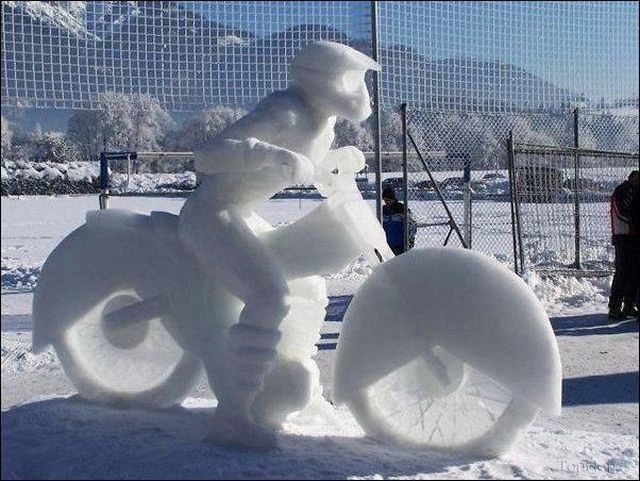 moto gelée