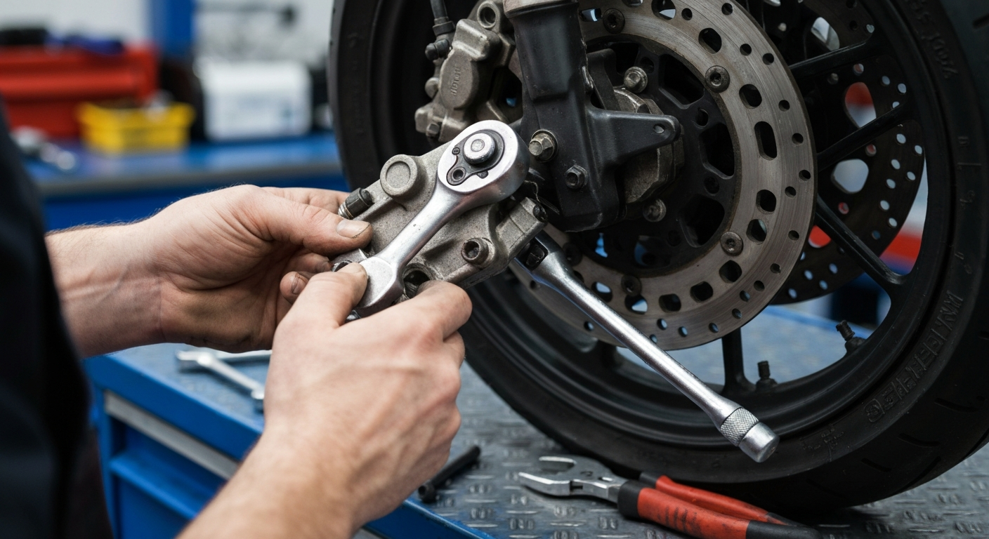Changer plaquettes frein moto : guide complet