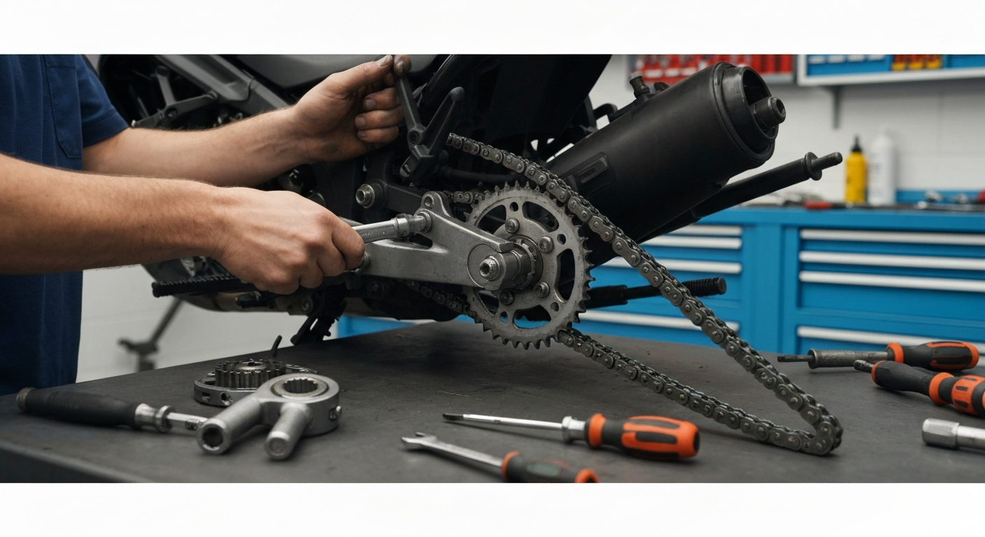 Entretien chaîne moto : guide complet